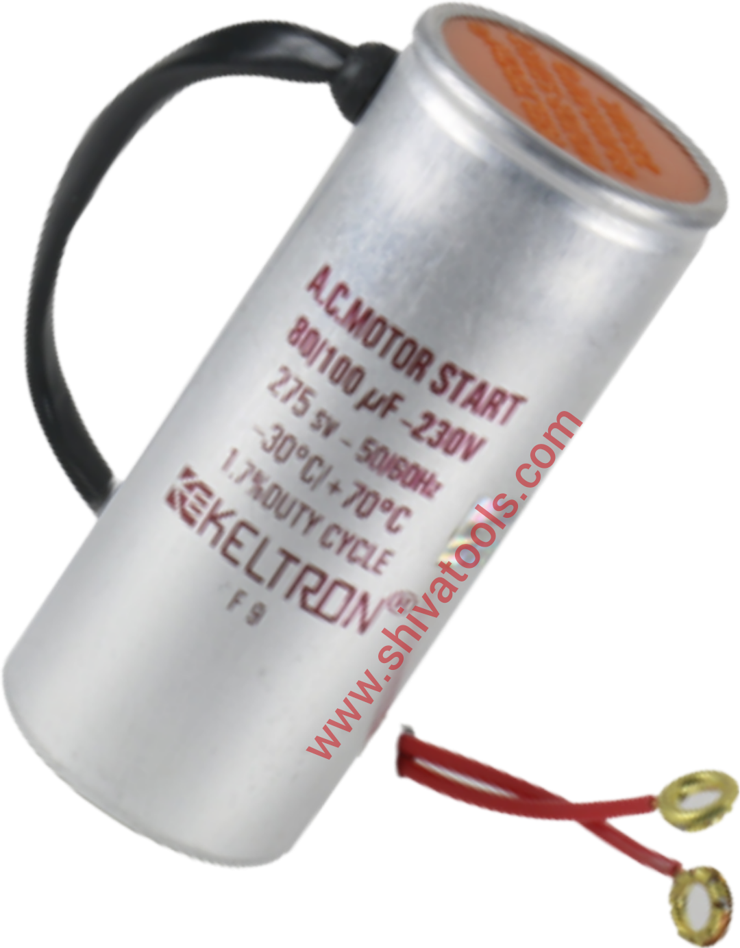 40x60 Mfd Keltron AC Capacitor For Motor Starting Capacitor Aluminium