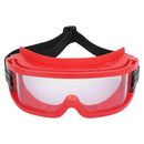Red Safety Goggles | Protective Eye Wear for Industrial & Workshop Safety