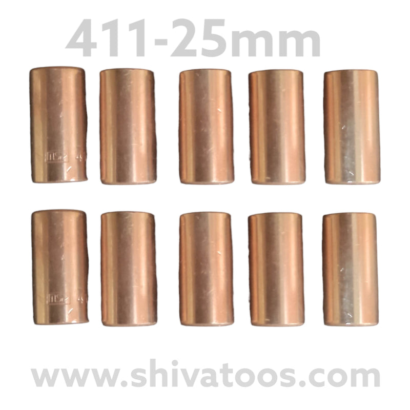 411 bush-25mm long Mixer Grinder Jar Multi Bush  Copper Sintered Bearing Bush for Mixer (pack of 10)