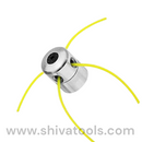 Aluminium-Bullet Tap & Go Heavy Duty Aluminum Grass Trimmer Head/Tap & Go with 4 Lines for Grass Cutter Attachment - 1 Pc