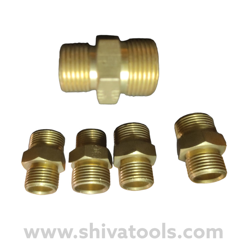 Brass pipe Fitting (BSP) Reducing Union brass Connector RUO3458 (pack of 5)