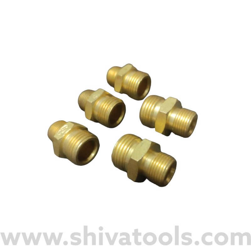 Brass pipe Fitting (BSP) reducing Union Male Connector 1/2x3/8 Brass Connector RUO1238(pack of 5)