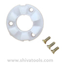 Sujata Juicer Mixer Coupler Teeth with Screw, 6 Pcs Set, White