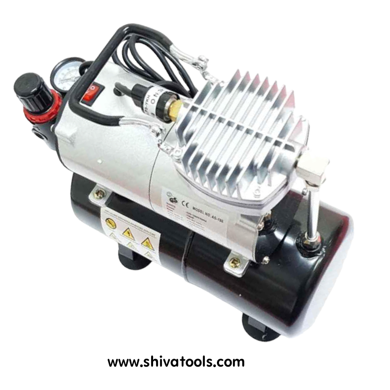 Mini Air Compressor AS-186 ( Piston Type) For Make up, Car , Cake decorations