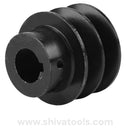 Double V Belt Pulley for 168F / 170F 7HP Engine – Heavy Duty Bore Pulley Spare Part for HTP Sprayer, Power Weeder & Multi-Purpose Petrol Engine Applications