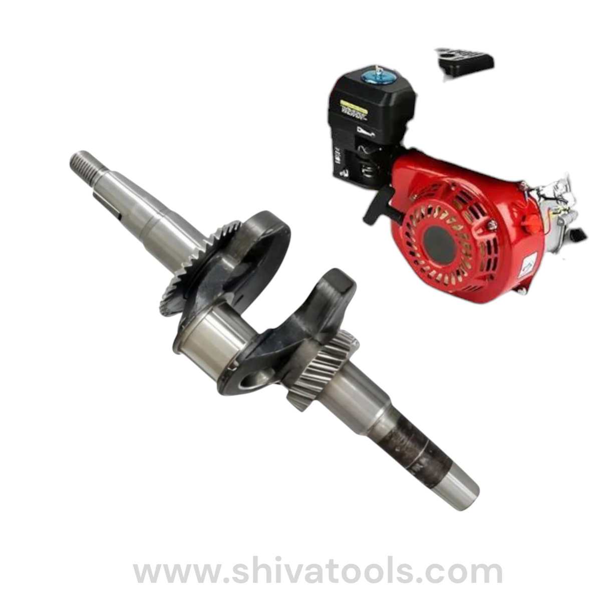 しゃーぷ Crankshaft for 168F/170F GX160 7 HP Engines – Fits 5.5HP