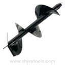 Earth Auger Blade 10" (250MM) Single Layer | Heavy Duty Soil Digging Auger Bit