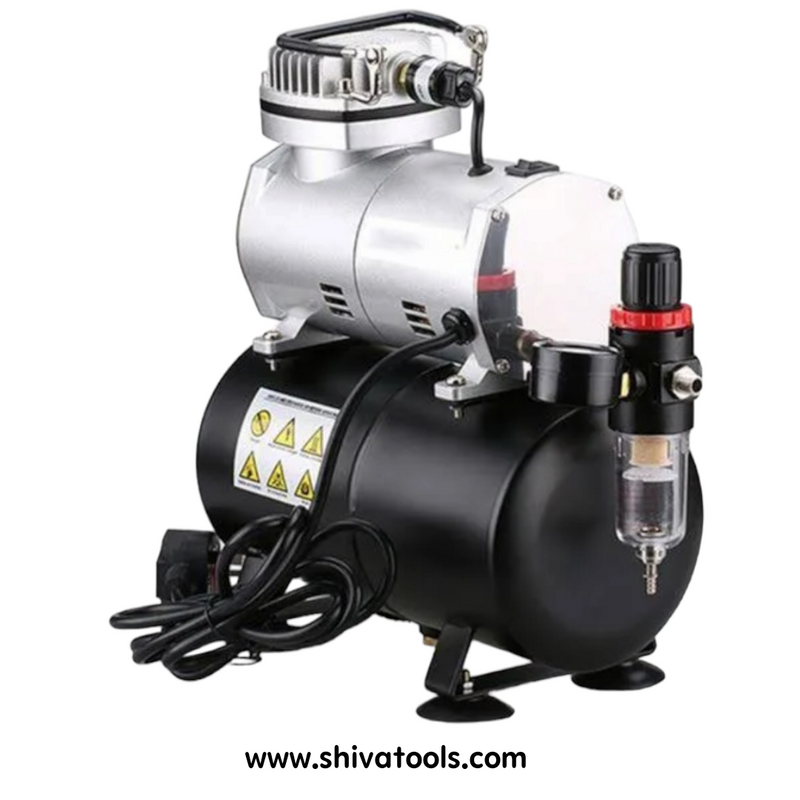 Mini Air Compressor AS-186 ( Piston Type) For Make up, Car , Cake decorations