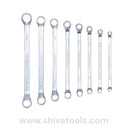 Taparia 1812 Ring Spanner Set (12 Pcs) | Double End Ring Wrench Set | Chrome Vanadium Steel Hand Tool Kit