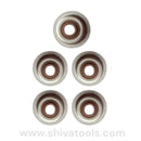 Inlet Valve Oil Seal Set (5 Pieces) for 168F / 170F 6.5HP & 7HP Petrol Power Weeder Engine – 4 Stroke Cultivator Spare Parts