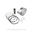 Piston Set with Rings for 168F/170F GX160 GX200 GX220 Engines – Piston Assembly Compatible with Water Pumps, 6.5 HP /7 HP Power Weeders, and Generators