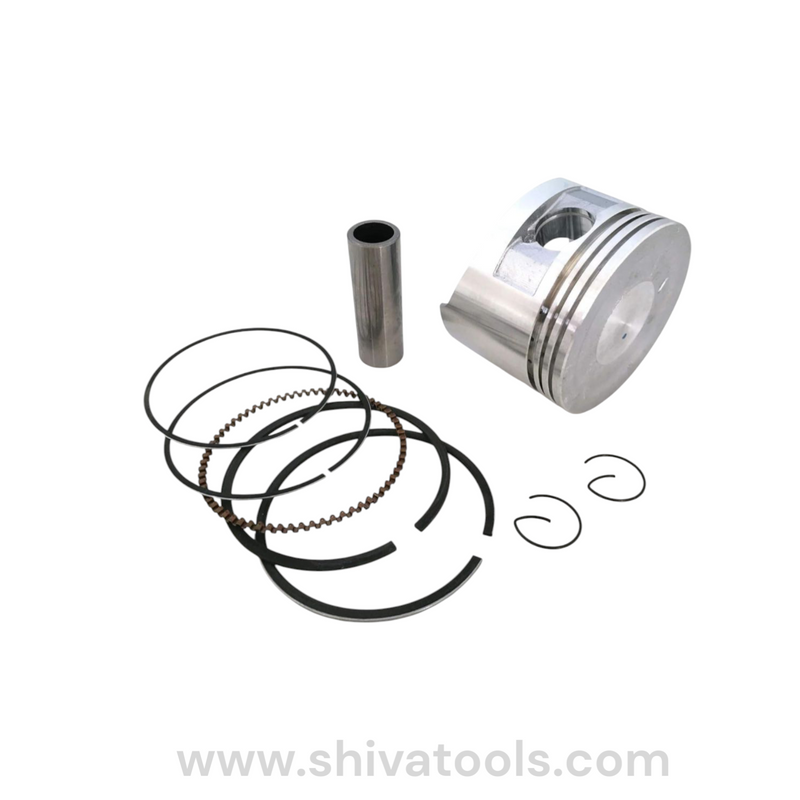Piston Set with Rings for 168F/170F GX160 GX200 GX220 Engines – Piston Assembly Compatible with Water Pumps, 6.5 HP /7 HP Power Weeders, and Generators