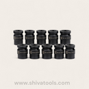 Taparia Hex Bit Impact Socket Set 1/2 Inch Square Drive IM8–IM20 | Heavy Duty Allen Impact Sockets for Power Tools