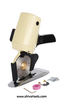 Cloth Cutting Machine 220V Fabric 110 mm Cloth Cutting Rotary Cutter Machine/Electric Scissors for Quilting, Dressmaking and Sewing (Wired Rotary Cutter)