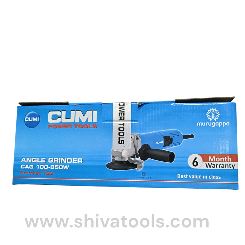 CUMI CAG 100 P Angle Grinder 850 Watts 4 inch Disc Sander Wall Cutting Machine