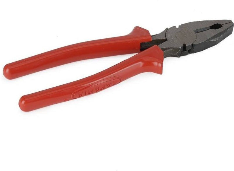 Taparia Lineman Plier 1621-7 Steel (185mm) Combination Plier with cutting plier (Red )