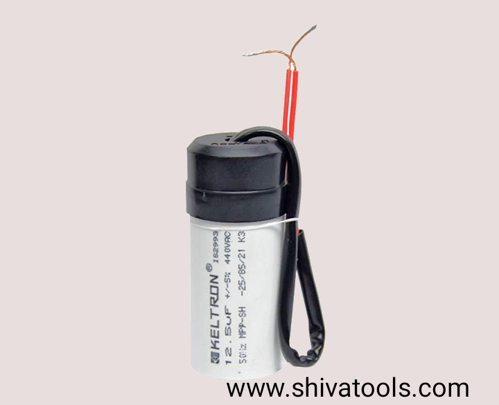 12.5 Mfd Keltron AC Induction Motor Capacitor For Running/Condenser