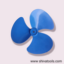 Fan Blade For Table Fan,Pedestal Fan,Wall Fan,Cabin Fan 9mm Hole Blue 12 inch Pack of 10