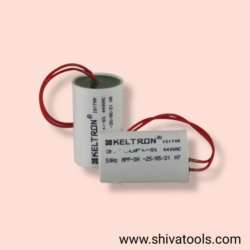 3 Mfd Keltron AC Induction Motor Capacitor For Running/Condenser
