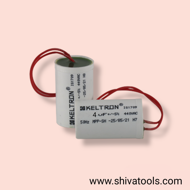 4 Mfd Keltron AC Induction Motor Capacitor For Running/Condenser