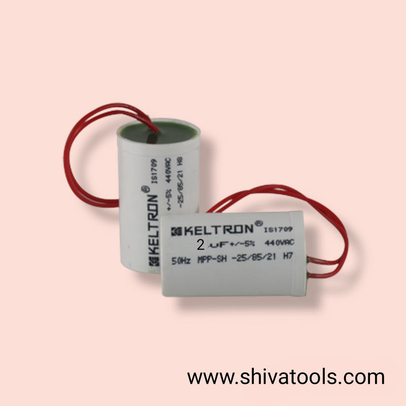 2 Mfd Keltron AC Induction Motor Capacitor For Running/Condenser