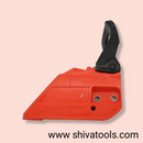 Chainsaw Spares Break Handle Clutch Cover for Chainsaw 45CC 52CC 58CC Red and Black
