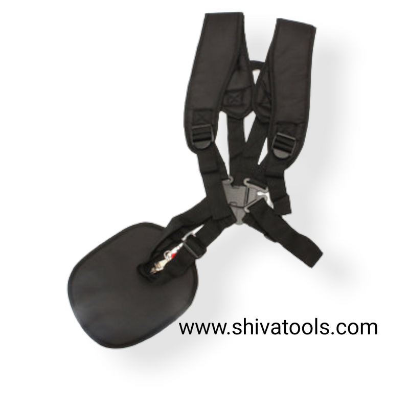 Shoulder Belt for Brush Cutter - Adjustable Strap - Padded Belt with Hook - Suitable for All Type of Grass Trimmer