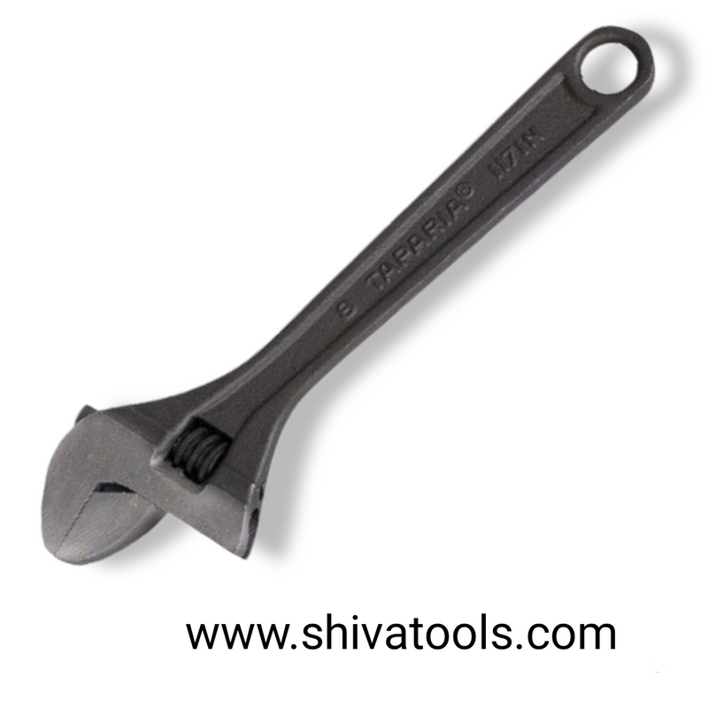 Taparia 1171-8" L 205 mm Opening w 26mm Adjustable Spanner-Screw Spanner Phosphate Finish  Number of 1