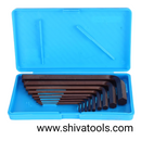 Taparia  Hand Tools Allen Key Set - Brown Finish  AKM-9 ( pack of  9pcs )