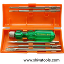 Taparia 812 Tool Kit  Screwdriver Kit/set With Neon Bulb 6 Pcs two in one