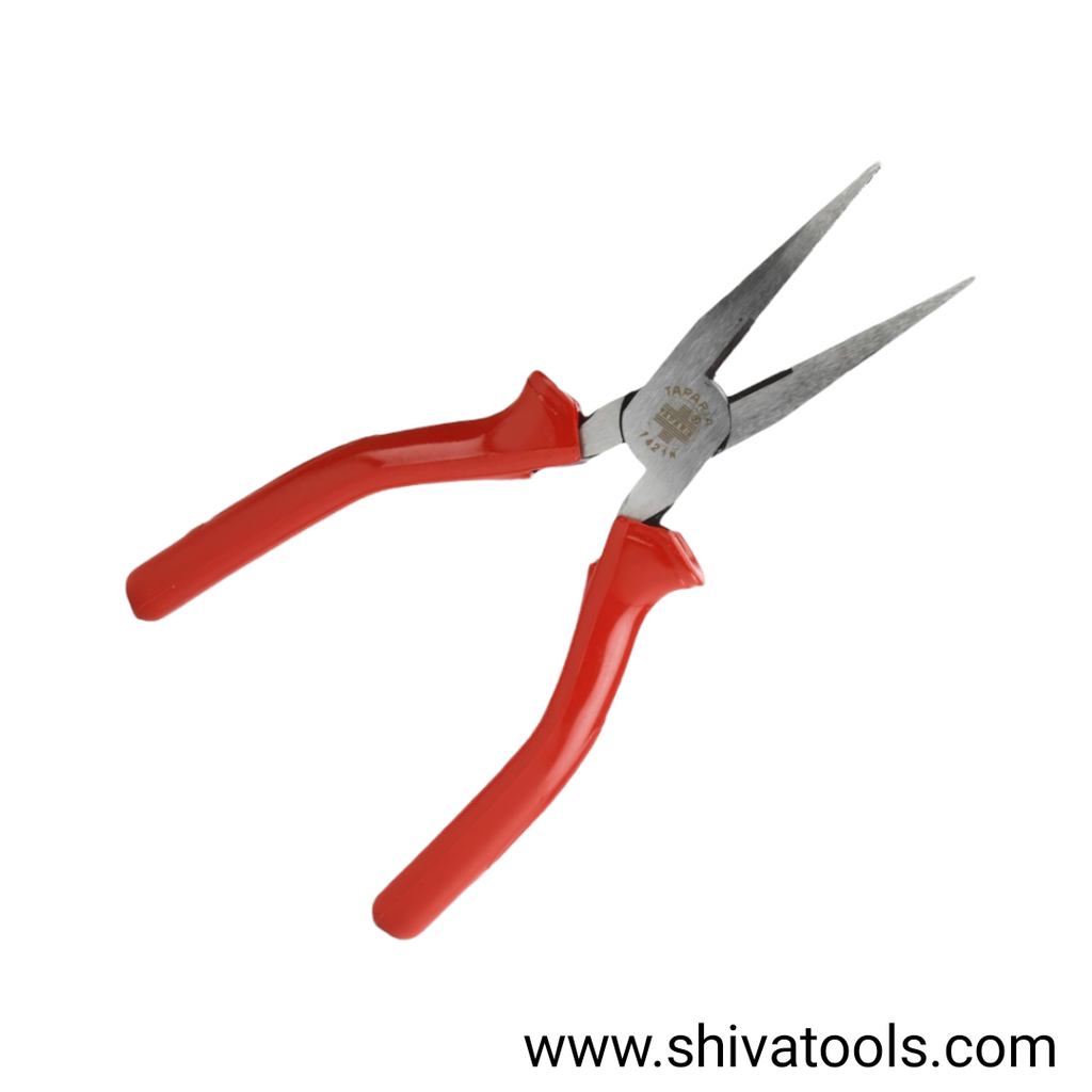 TAPARIA 1430 6N l 170 mm Long Nose Pliers with flat nose Insulated Wit