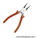 Taparia 1441-7c  L 195mm  Internal Straight Nose Circlip Plier( red )