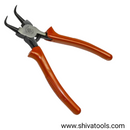 Taparia 1442-7c L 180mm Internal  bent nose Circlip Plier(red)
