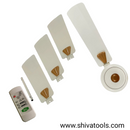 TVS Green BLDC Ceiling Fan Deluxe Ivory Color 1200 mm BLDC Motor with Remote 3 Blade Ceiling Fan  Pack of 1