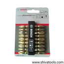Bosch Standard for Universal Golden star bit Ph2 6mm Screwdriver Bit Set of 10