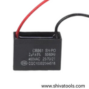 Table fan capacitor 450V AC 2uF 50/60Hz  Fan Motor  Capacitor