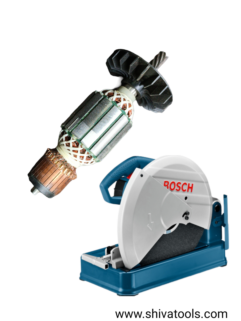 Dca Gco2000 Armature suitable for Bosch GCO 2000 14