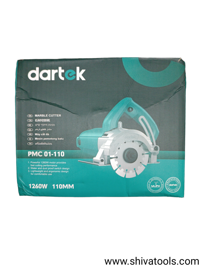 Dartek PMC 01-100 ( 1260 W ) Marble Cutter 4" For Tile / Wood / Steel Rods Cutting Machine