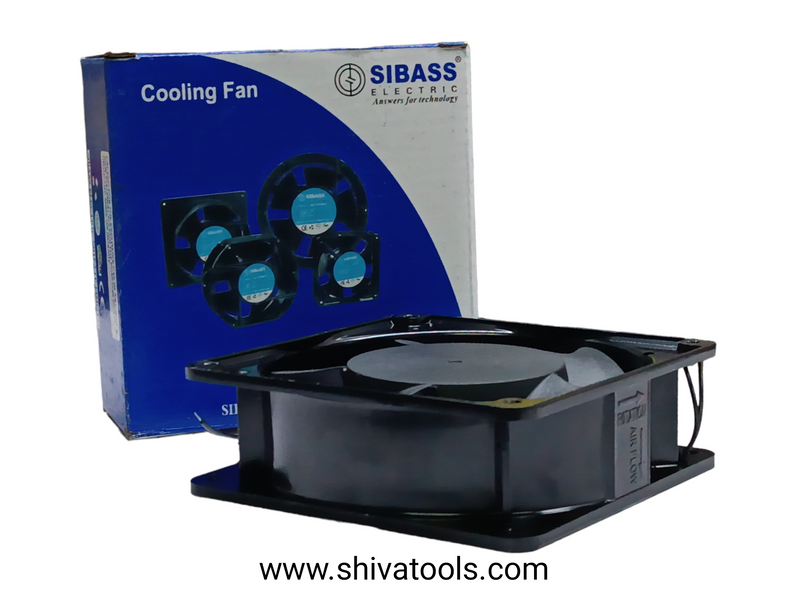 23 W Black Sibass Se-12038asl (120mm X 120mm X 38mm) 4" Cooling Fan, For Industrial, 220 V Ac