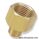 AMF1412 Brass Fitting  Male X Female  Adaptor AMF1412 1/4"×1/2" (No of 5)