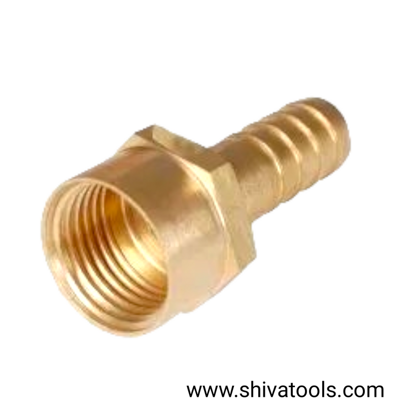 Brass Fitting (Bsp) Hose Nipple FeMale HNF1214 1/2"×1/4"