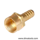 Brass Fitting (Bsp) Hose Nipple FeMale HNF12516 1/2"×5/16" fit with (8mm inner dia) Hose Nipple (pack of 10)