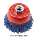 3" Nylon Cup Brush for Cleaning Dust / Paint / Stain In wood / Polishing Metal