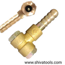 Air Chuck Inflator Double Mouth Brass Connector (NDB-8M)