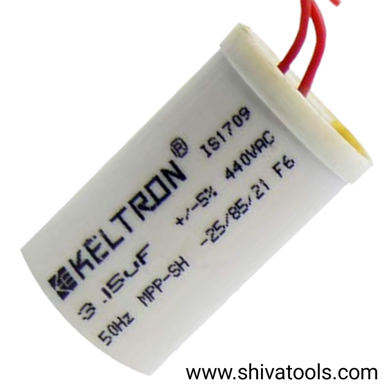 3.5 Mfd Keltron AC Induction Motor Capacitor For Running/Condenser