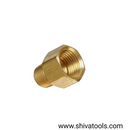 Brass Pipe Fittings 1/2" Male x 3/8" Female Adaptor (AMF1238) - Pack of 5