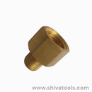 Brass Pipe Fitting (Bsp) Adaptor Male X Female AMF1814 1/8"×1/4" pack of 10