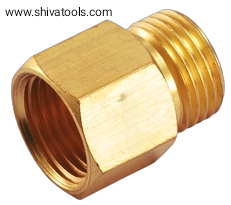 Brass Pipe  Fitting (Bsp)Thread Adaptor Male 3/4 Female 1/2 AMF3412 (3/4"×1/2")
