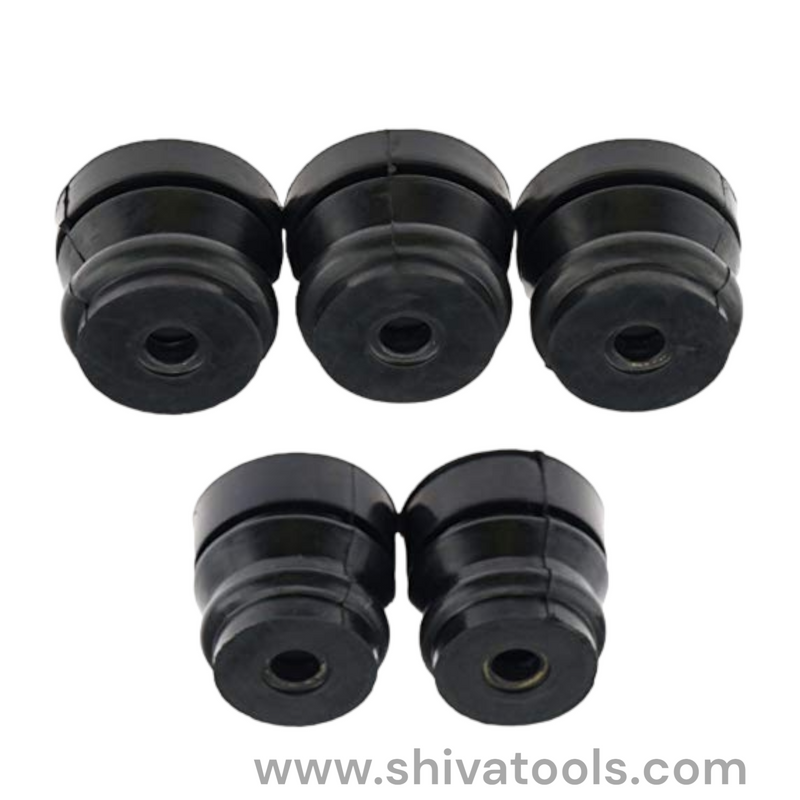 Chainsaw Damping Rubber/Bet Rubber Bush/Annular Buffer Bush Set of Five  for 45cc,52cc, 58cc Replacement Rubber Bushing