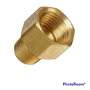Brass Pipe Fittings 1/2" Male x 1" Female Adaptor (AMF121) - Pack of 2